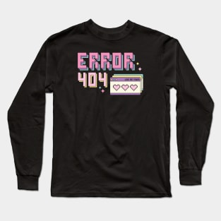 Error 404 Love Not Found Love Sucks Anti Valentines Love Long Sleeve T-Shirt